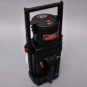 Большой Винтажный Железнодорожный Сигнальный Вагонный Фонарь, СССР - 1977 год.