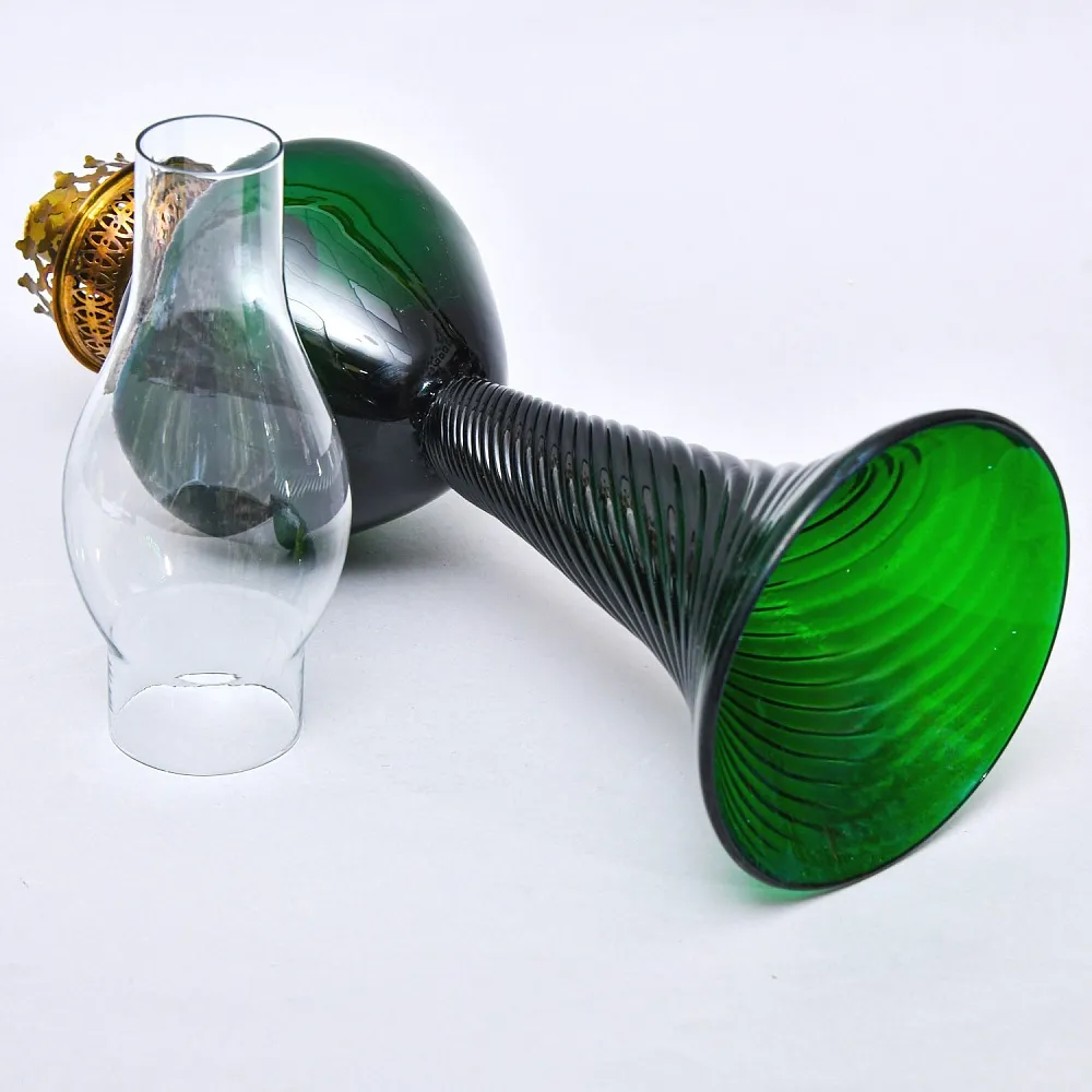 Редкость! Стеклянная Керосиновая Лампа, Unbekannter Hersteller, Германия первая половина ХХ века.