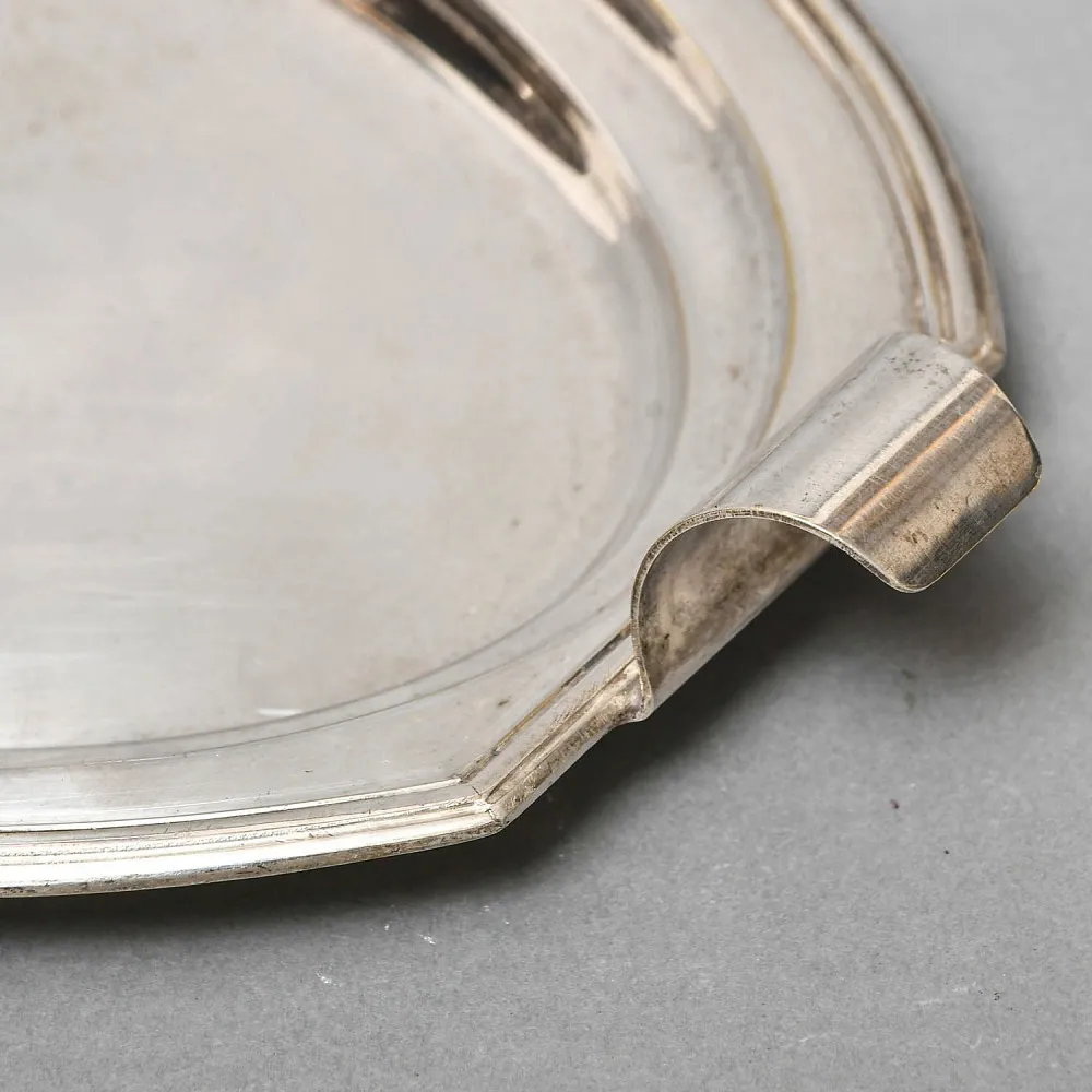 Старинный Совок и скребок для уборки крошек со стола, Металл, Silverplated, SHEFFIELD Англия. 