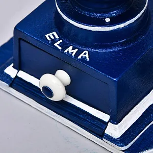 Антикварная Чугунная Ручная Механическая Кофемолка ELMA, Франция начало ХХ века.