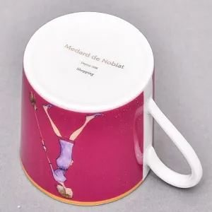 Набор из 4-х Кофейных пар «За покупками - Shopping», Limoges Medard de Noblat Франция, конец ХХ века.