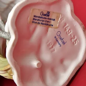 Коллекционная Фарфоровая статуэтка "Птица - ЖУРАВЛЬ", Goebel Германия, вторая половина ХХ века.