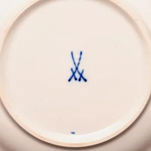 Классическая Кофейная пара «ЦВЕТЫ», Фарфор MEISSEN / МЕЙСЕН Германия.