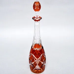 Редкость! Хрустальный Графин - Штоф VAL SAINT LAMBERT Бельгия, конец 50-х гг.