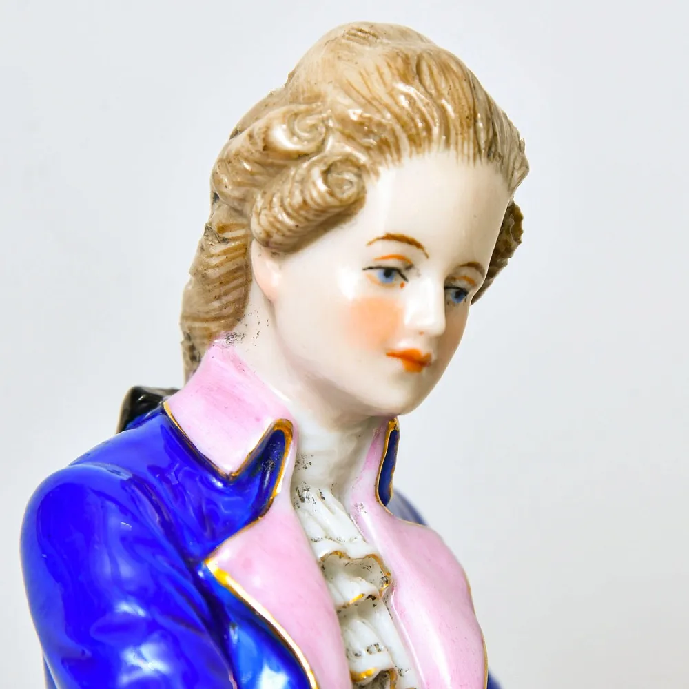 Старинная Фарфоровая Статуэтка «Пианист - Моцарт», Scheibe - Alsbach Германия.