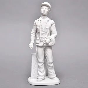 Коллекционная Фарфоровая статуэтка «Электрик», GRAFENTHAL Германия, 1985 - 1990 годы.