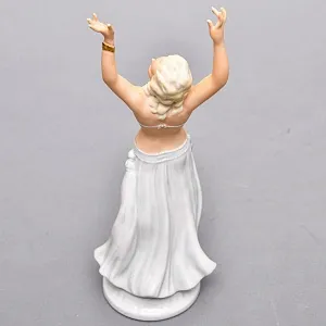 Коллекционная Фарфоровая статуэтка «Танцовщица с золотым браслетом», Schau Bach Kunst Германия.