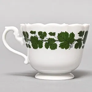 Классическая Кофейная пара «Виноградная лоза», Фарфор, MEISSEN Германия, первая половина ХХ века.