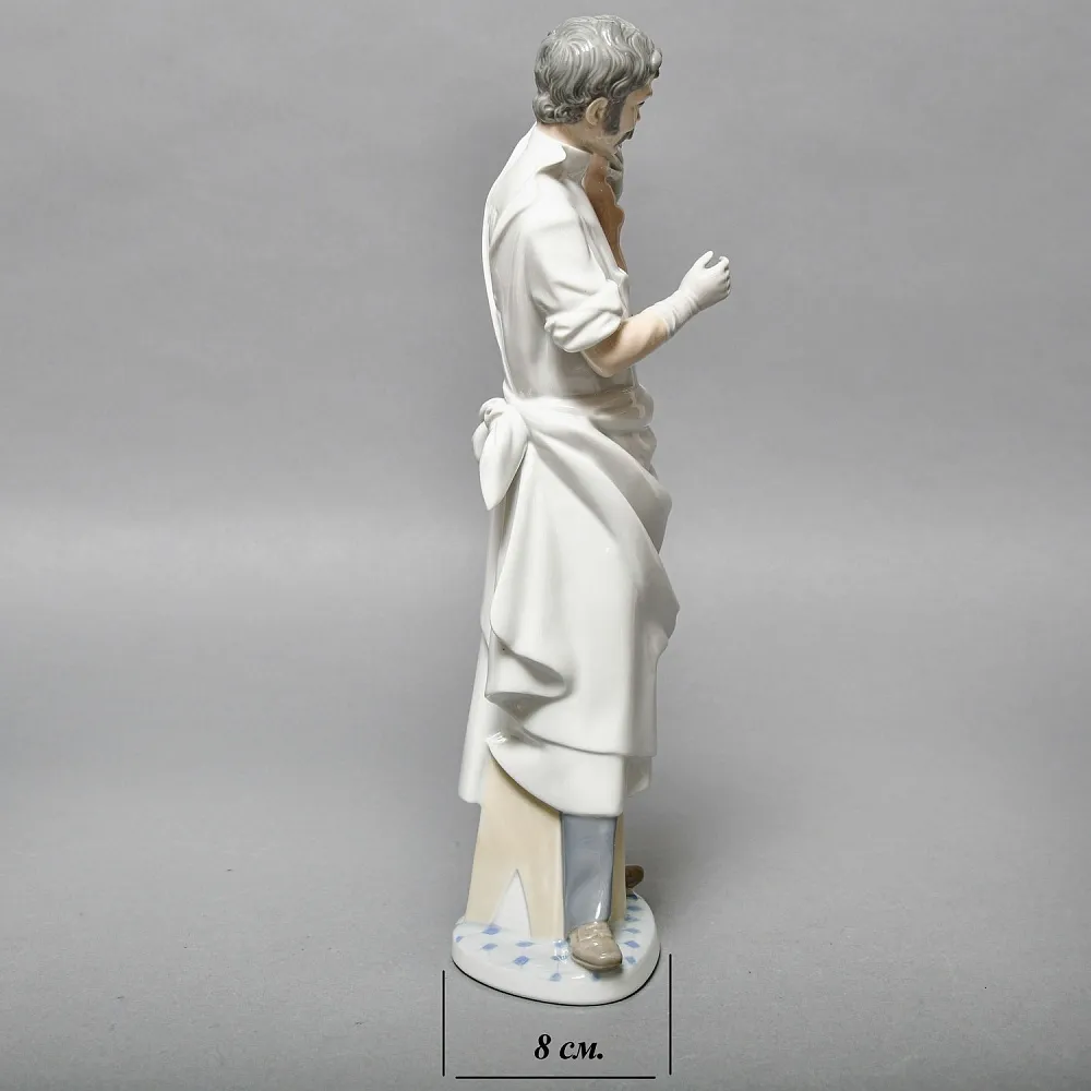 Редкая! Большая Коллекционная Фарфоровая Статуэтка «Врач Акушер» Lladro, Испания -1971 год.