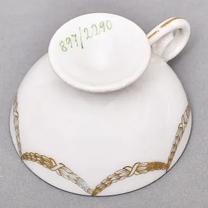 Антикварная Коллекционная Кофейная пара «Свидание», Германия - середина ХХ века.