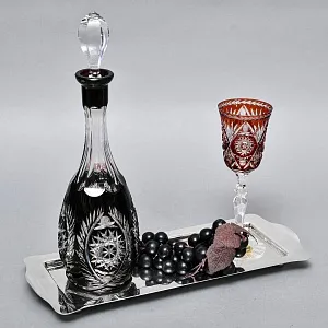 Винтажный Прямоугольный Металлический Поднос - Подставка, Silverplate Англия.