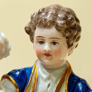 Редкость! Антикварная Фарфоровая Статуэтка «МАЛЕНЬКИЕ САДОВНИКИ», Frankenthal Германия 1762 - 1770 годы.