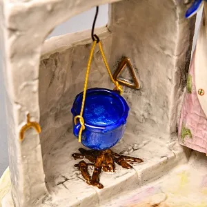 Коллекционная Фарфоровая статуэтка «Семья у домашнего очага», Ackermann & Fritze Германия.