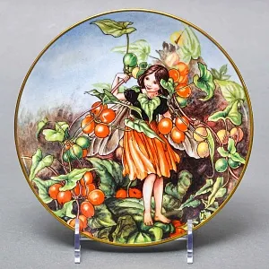 Коллекционная Фарфоровая Тарелка - Блюдо «Фея Бузины», Wedgwood Англия - 1989 год.