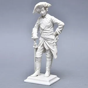 Авторская Фарфоровая статуэтка «Старый Фриц. Король Пруссии Фридрих II», Hutschenreuther Германия.