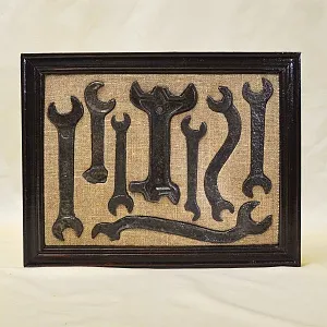 Коллекционное Панно - Картина «Старинные Антикварные Инструменты», Россия XIX век.