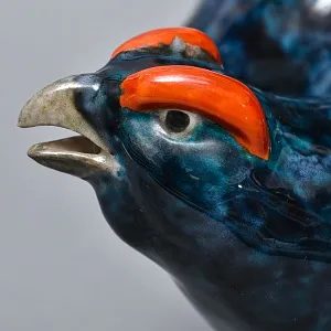 Птица Фарфоровая статуэтка «Охота - Тетерев», Карл Энс / Karl Ens Германия - 1958 год.