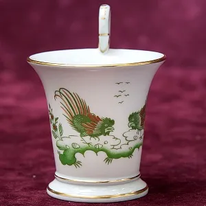 Коллекционная Кофейная Пара «Петухи» Фарфор RICHARD GINORI, Италия 70-е годы ХХ века.