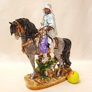 Редкая!!! Большая Фарфоровая Cтатуэтка «АРАБСКИЙ ВОИН» Shheibe - Alsbach Германия -1962год.
