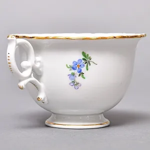 Чайный набор «Мейсенский букет» на 6 персон, Фарфор MEISSEN Германия, 1924 - 1934 годы. 