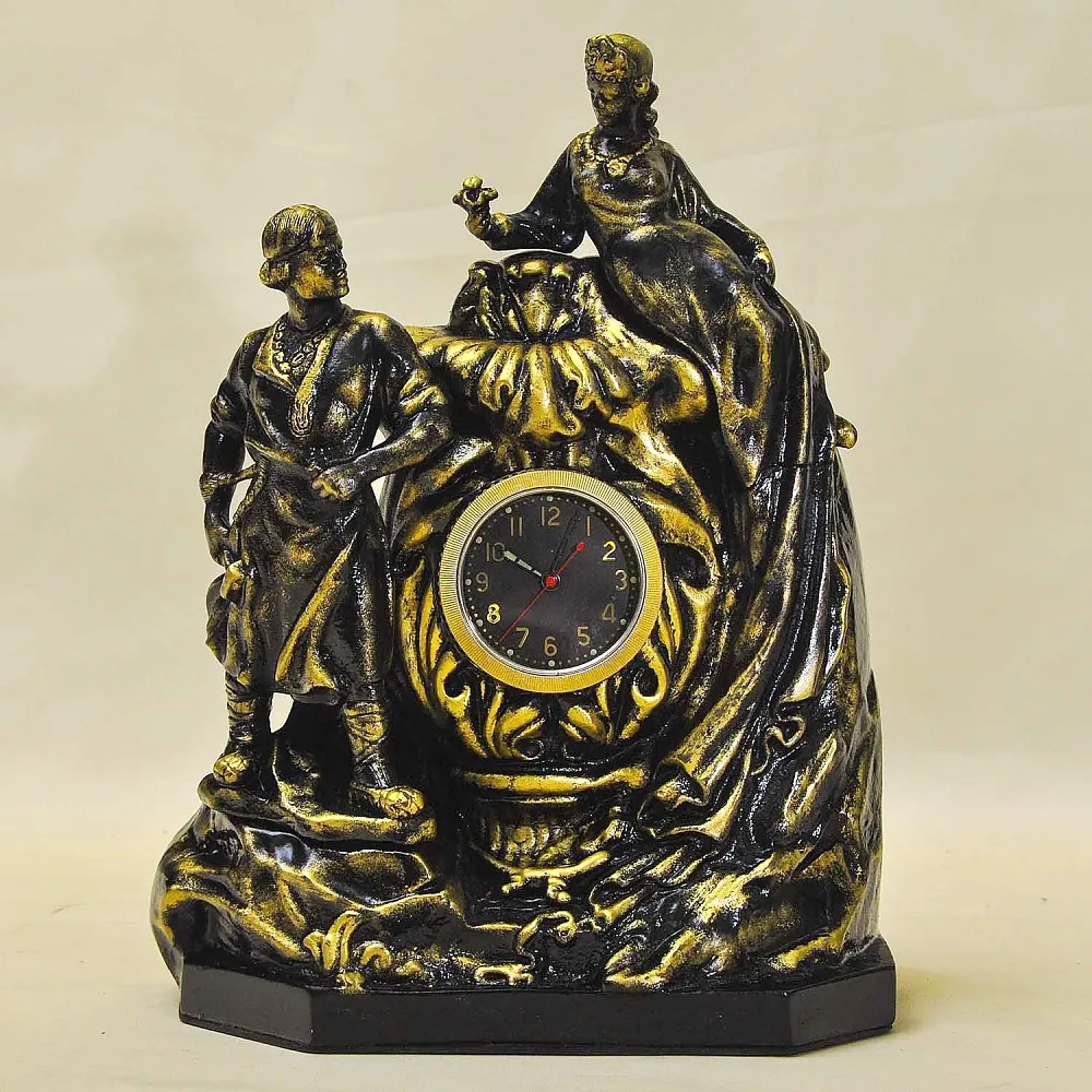 «Каменный Цветок» - Механические Настольные часы Челябинский Часовой Завод СССР-1957 год. 