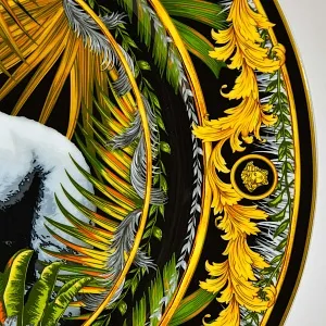 «ГОРИЛЛА - Короли Животного мира» - Коллекционная Фарфоровая Тарелка - Блюдо, VERSACE, Rosenthal Германия.