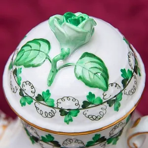 Классический Кофейный Сервиз PERSIL на 6 персон, 16 предметов. Фарфор HEREND, Венгрия.