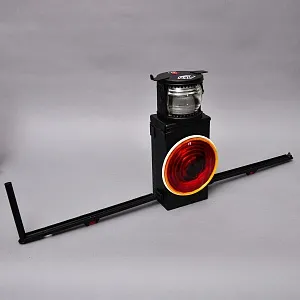 Большой Винтажный Железнодорожный Сигнальный Вагонный Фонарь, СССР - 1977 год.