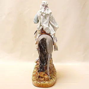 Редкая!!! Большая Фарфоровая Cтатуэтка «АРАБСКИЙ ВОИН» Shheibe - Alsbach Германия -1962год.