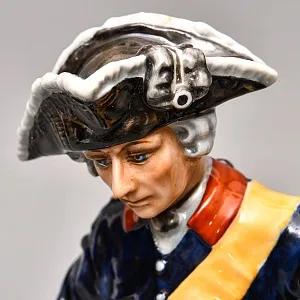 Коллекционная Фарфоровая статуэтка «Старый Фриц» - «Король Пруссии Фридрих II», Hutschenreuther Германия.