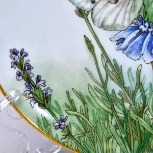 Коллекционная Тарелка «ФЕЯ ЛАВАНДЫ» Фарфор, Heinrich Villeroy&Boch Германия -80гг.