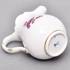 Фарфоровый Чайный Сервиз «Индийские цветы» на 6-ть персон, MEISSEN / МЕЙСЕН Германия. 