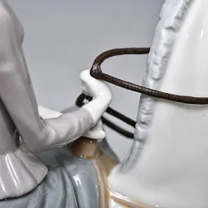 Коллекционная Фарфоровая статуэтка «Прекрасная наездница», Lladro Испания, 1984 - 1989 годы.