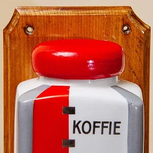 Винтажная Настенная Ручная Кофемолка в стиле АРТ-Деко, Голландия PeDe, середина ХХ века..