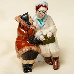 Авторская Коллекционная Фарфоровая Статуэтка «Кумушки», Россия.