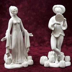 Авторские Парные Фарфоровые Статуэтки «PAMINA и TAMINO» ROSENTHAL Германия -1982 год.