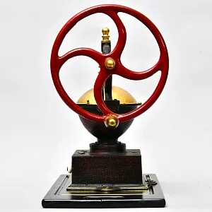 Большая Антикварная Чугунная Ручная Механическая Кофемолка ELMA, Франция начало ХХ века.