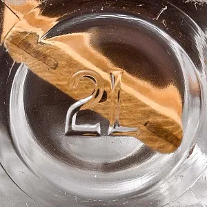 Старинная Кухонная Механическая Маслобойка, Стекло / Металл, Германия середина ХХ века. 