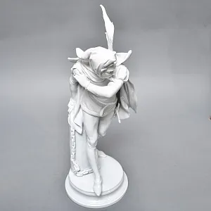  Редкая! Большая Фарфоровая статуэтка «МЕФИСТОФЕЛЬ», Scheibe-Alsbach Германия. 