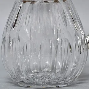 Винтажный Хрустальный  Графин - Кувшин на 3 литра с Колбой для льда, Silverplated Германия. 