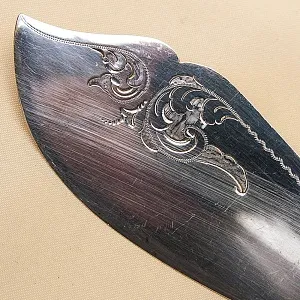 Антикварный Сервировочный Набор для подачи блюд Нож+Вилка, Франция начало ХХ века.