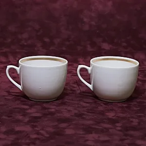 Две чашки «Красная Москва» Фарфор СССР Вербилки, 1970-80 гг.