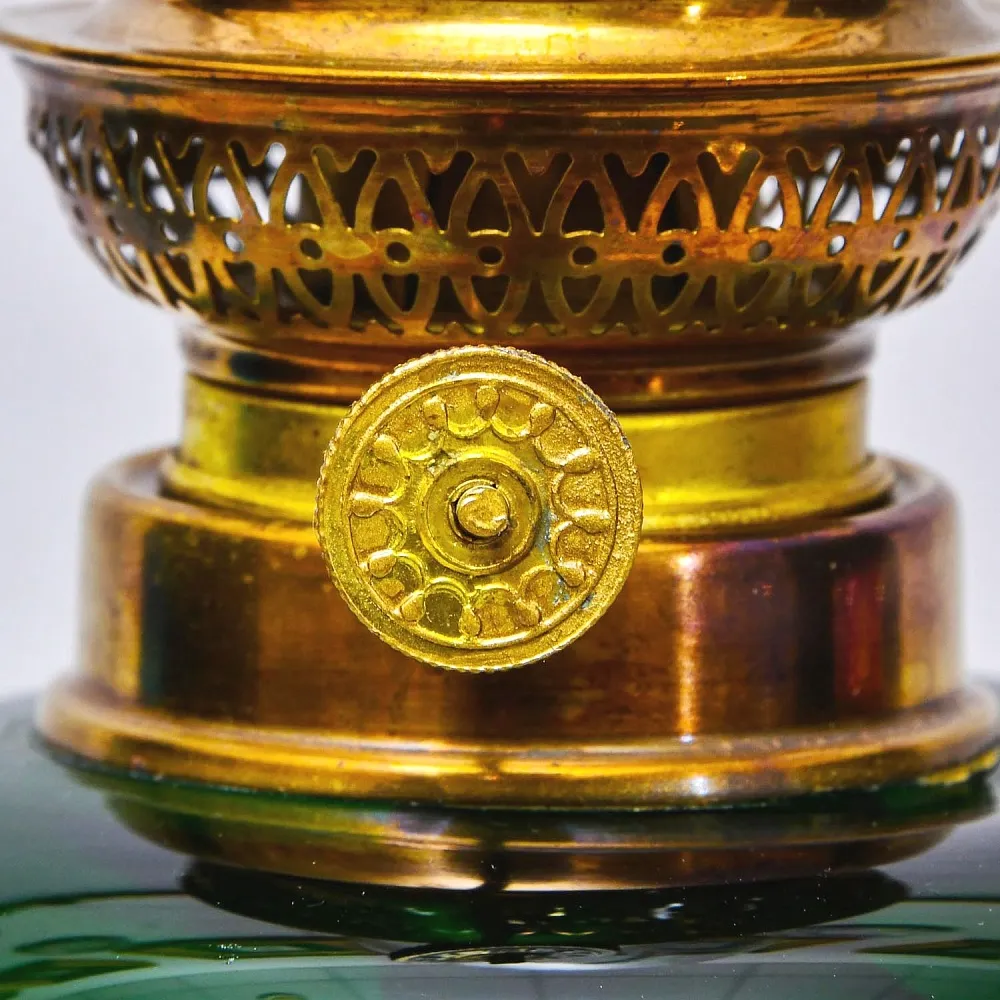 Редкость! Стеклянная Керосиновая Лампа, Unbekannter Hersteller, Германия первая половина ХХ века.