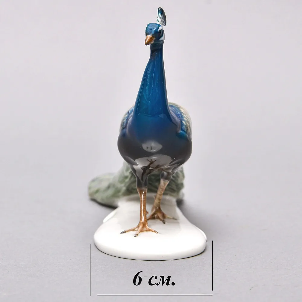 Редкость! Коллекционная Фарфоровая статуэтка «Птица - Павлин», ROSENTHAL Германия 40 гг.