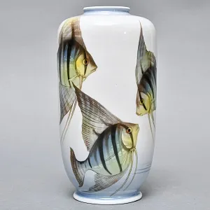 Коллекционная Фарфоровая ваза «Аквариумные рыбки. Скалярии», ROSENTHAL Германия.