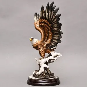 Большая Коллекционная статуэтка Птица - «Орел. Белоголовый орлан», Fanconi Arts Италия.