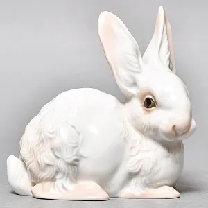 Коллекционная Фарфоровая статуэтка «Белый Кролик», Rosenthal Германия - 1938 год. 