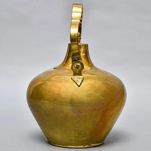 Большой Антикварный Латунный Чайник на 5 литров, Франция, начало ХХ века.