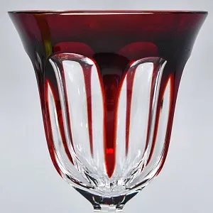 Редкость! Рубиновый Хрустальный Бокал для вина «Diana», NACHTMANN Германия, 60 -е годы ХХ века.