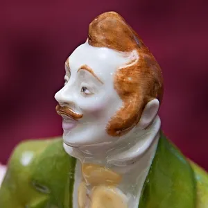 Авторская Фарфоровая статуэтка «Гоголевские персонажи. Маниловы», ЛФЗ СССР, 50-60 гг. 